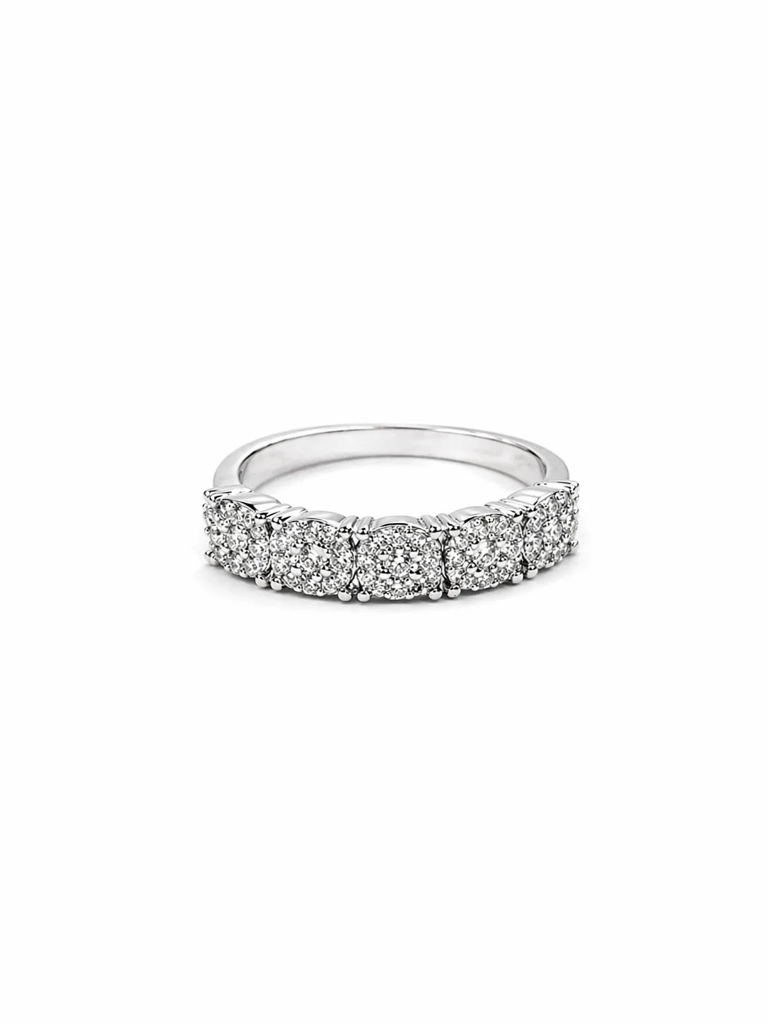 Anello 5 Pietre da Donna in oro 18Kt e diamanti DAVITE&DELUCCHI DD AA 032390