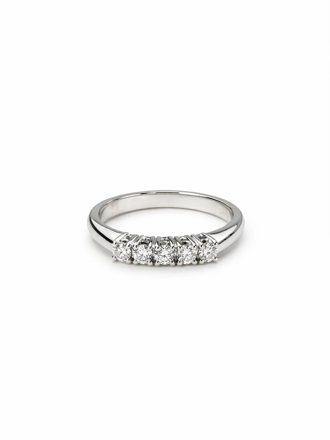 Anello 5 pietre da Donna in oro 18Kt e diamanti TIZ TI5PIE