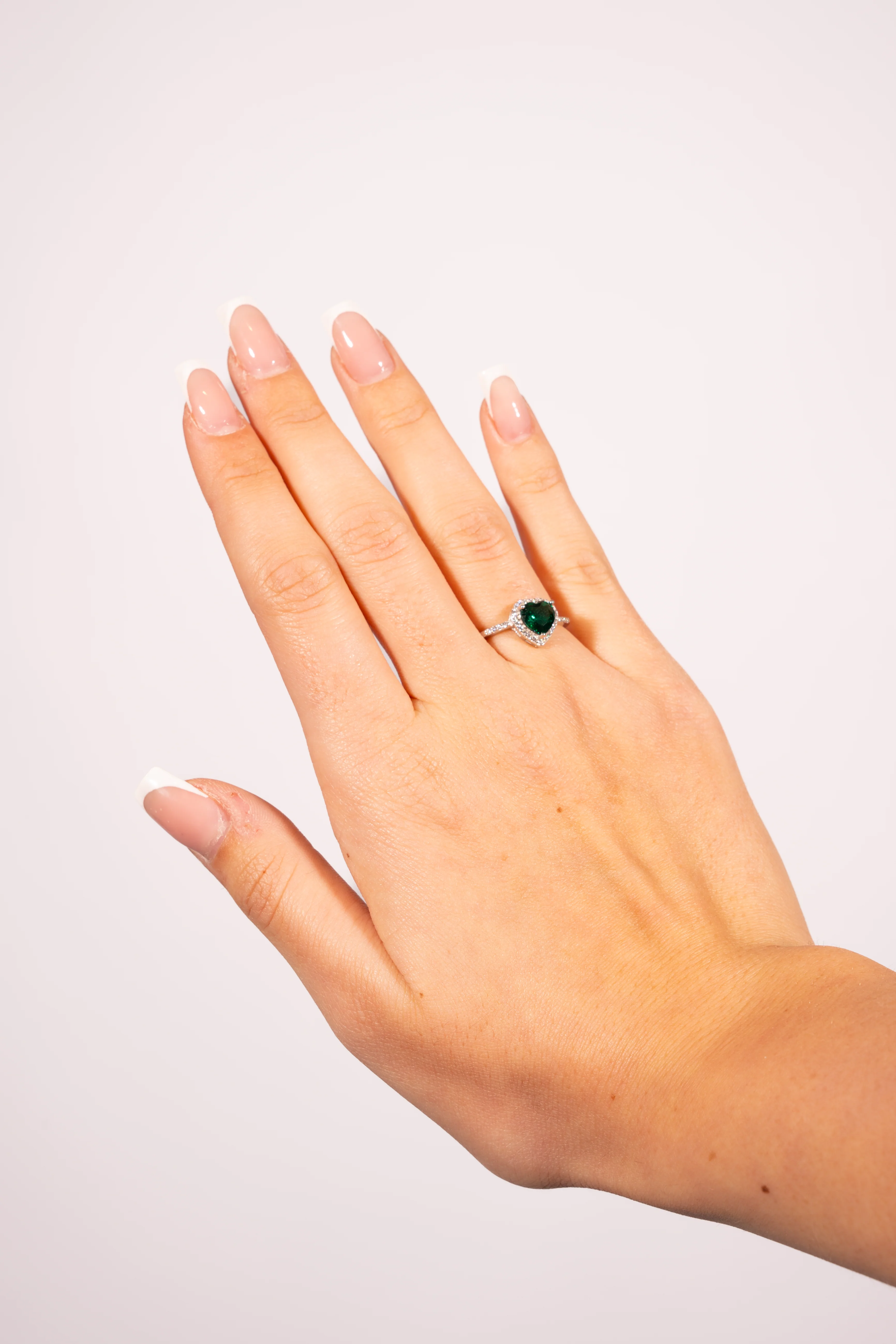 Anello Solitario Cuore in Argento 925 - Image 6