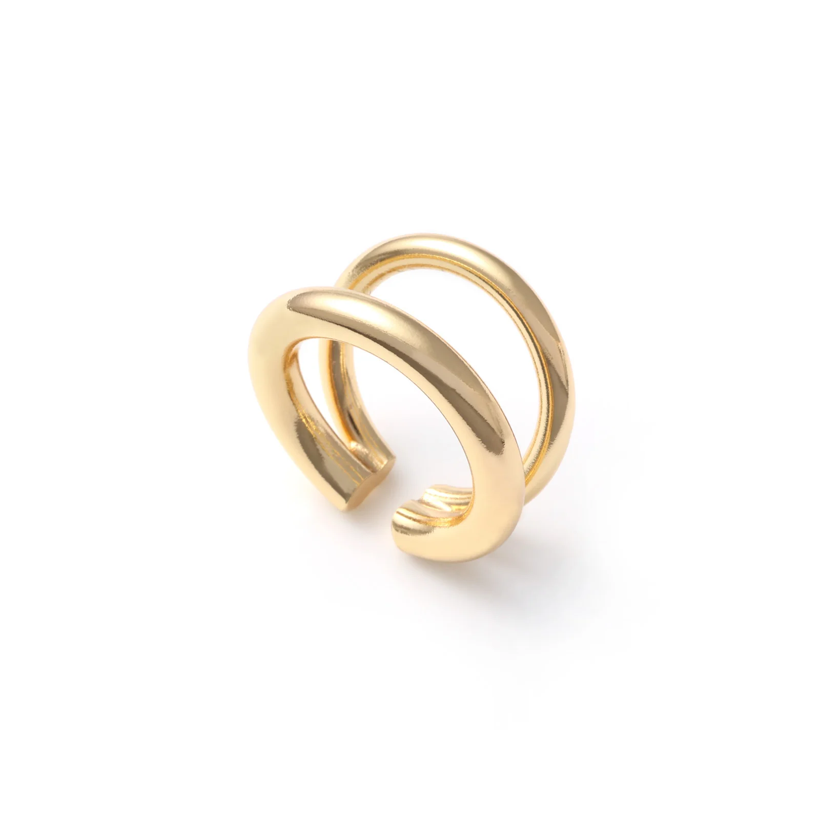 Anello da Donna dorato Line in Bronzo Unoaerre 1AR 2633