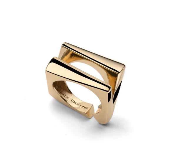 Anello da Donna Dorato Unoaerre 1AR 2758