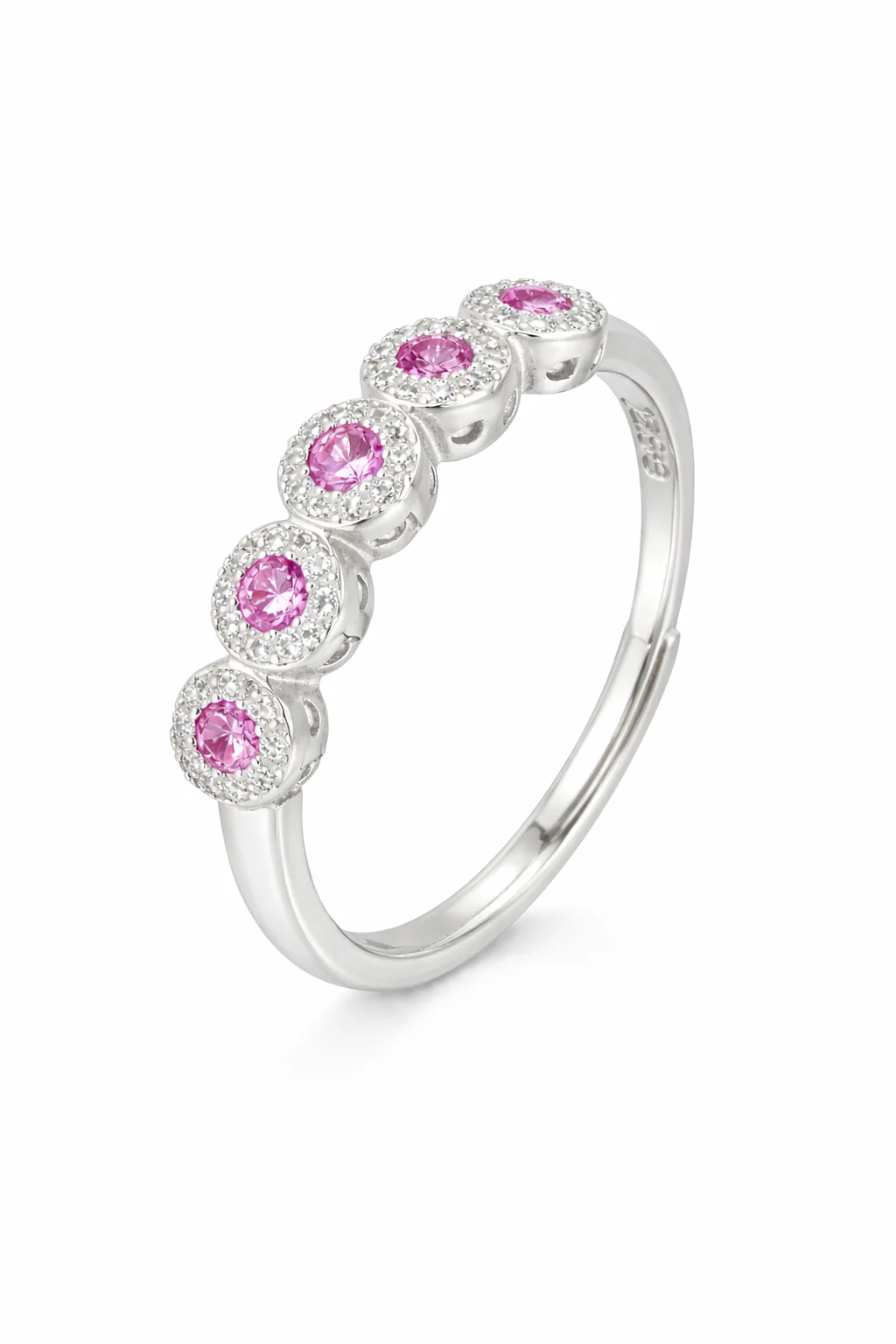 Anello da Donna Magic 5 Pietre in Argento 925 TIZ DROP 63 - Image 4
