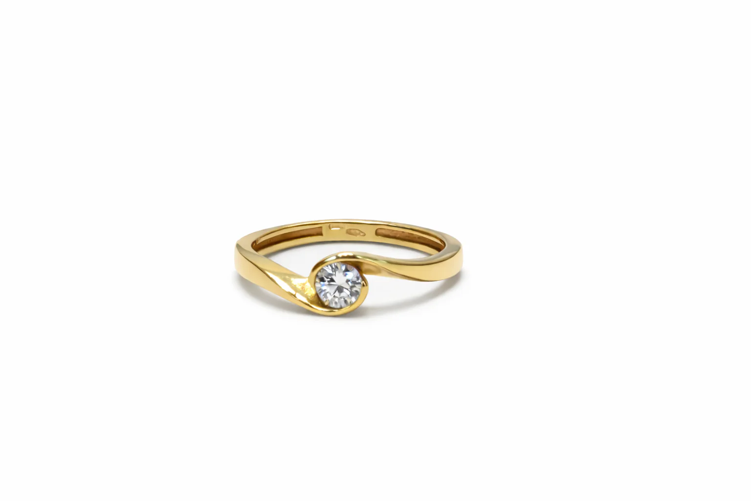 Anello da Donna Solitario in oro 18Kt Tiziano TIZ ANOR 408