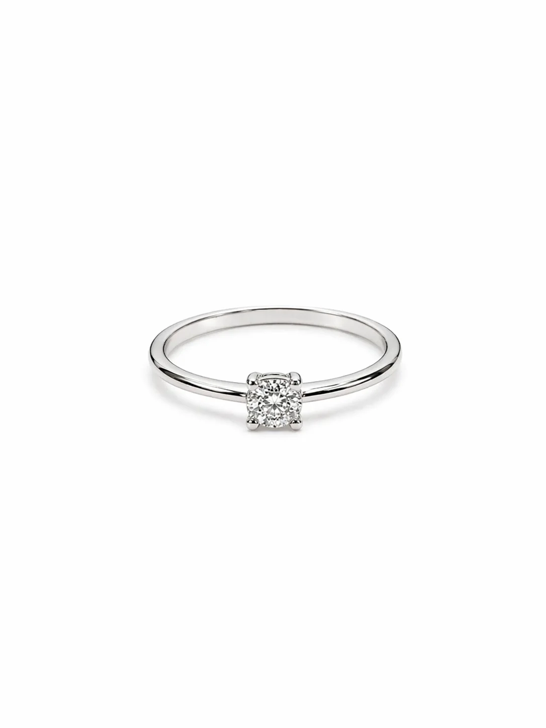 Anello Solitario da Donna in oro 18Kt e diamanti PG ANFAIRY/2