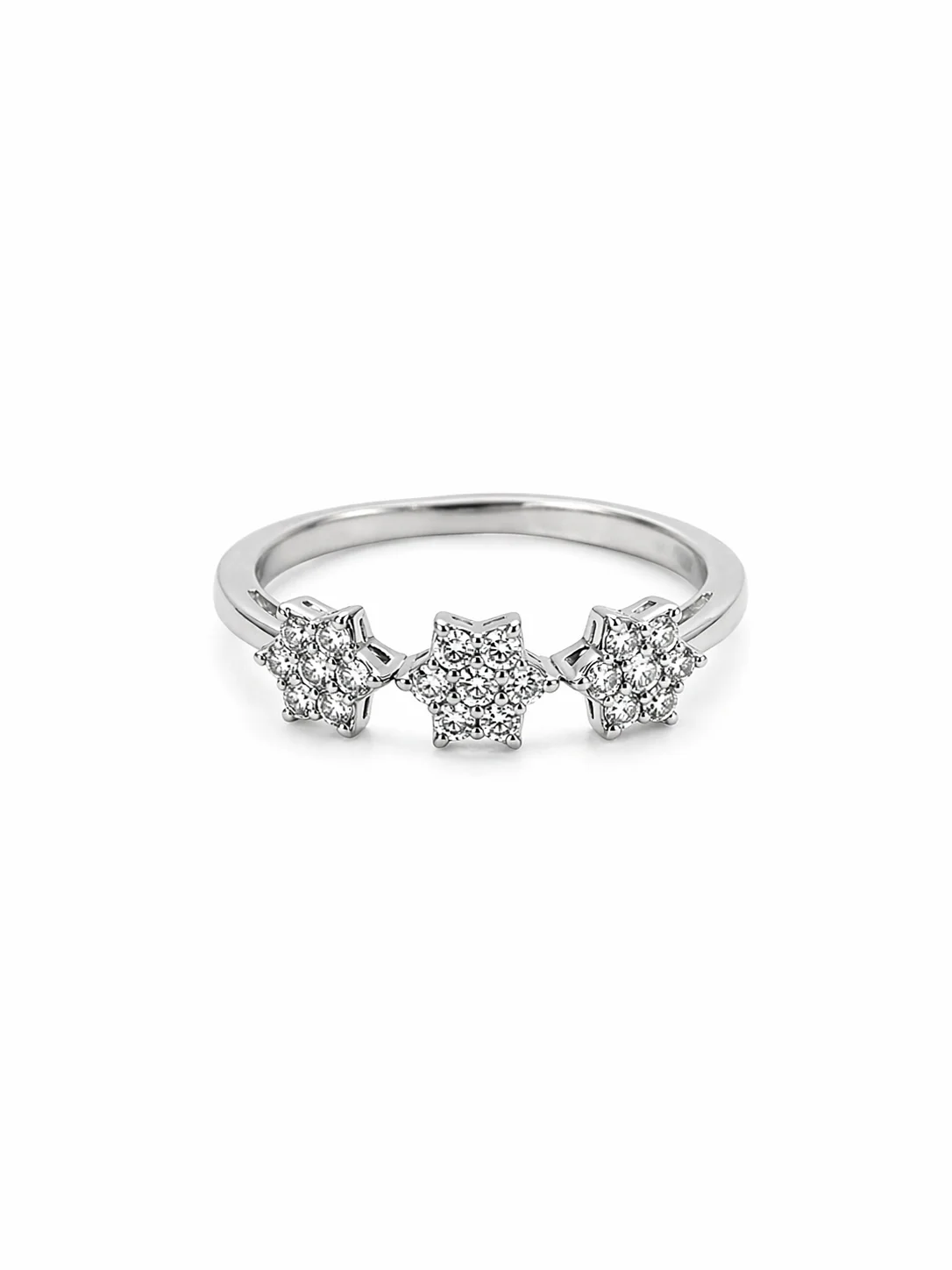 Anello Trilogy da Donna in oro 18Kt e diamanti IKI ANPL/03