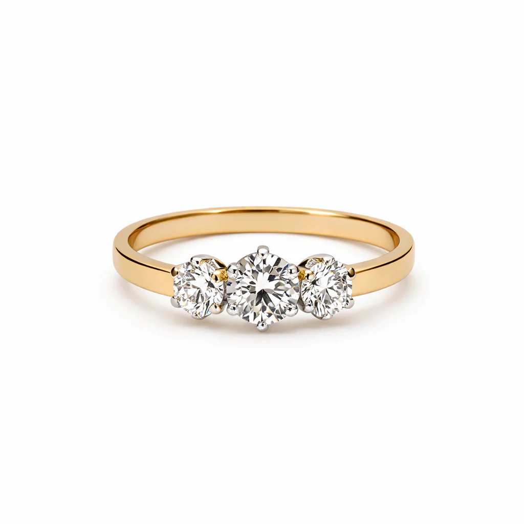 Anello Trilogy da Donna in oro 18Kt TIZIANO TIZ ANOR 21