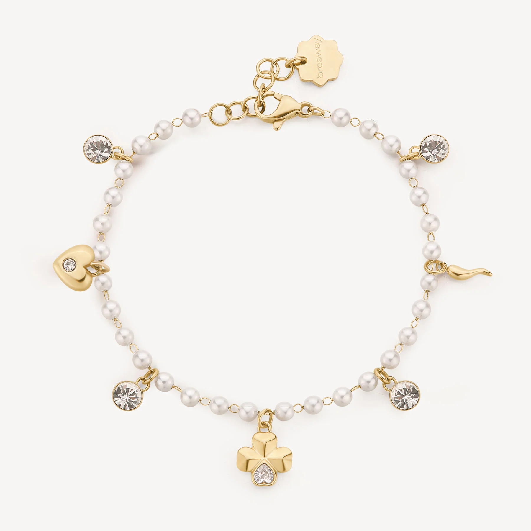 Bracciale da Donna CHAKRA portafortuna in Acciaio BROS BHKB210