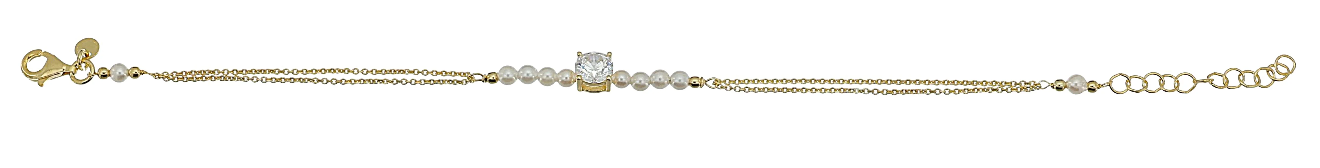 Bracciale da Donna Glow Pearl in Argento 925 TIZ DROP 29 - Image 2