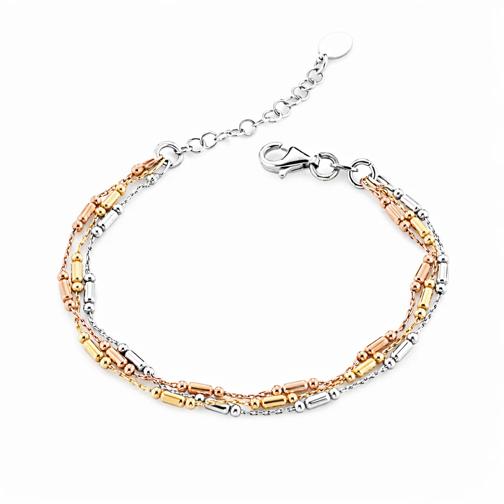 Bracciale da Donna Petite Boules in Argento Marcello Pane Argento MP BRSS 047