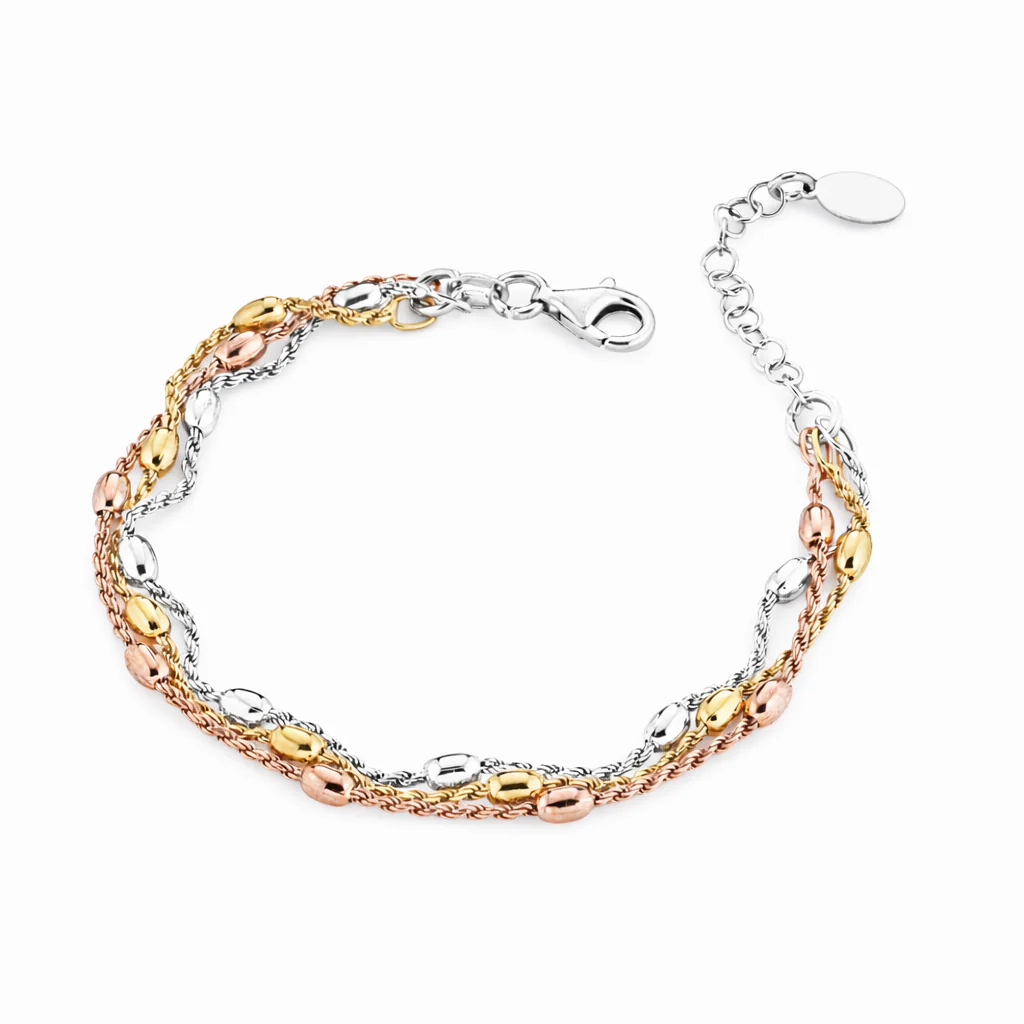 Bracciale da Donna Petite Boules in Argento 925 Marcello Pane MP BRSS 048