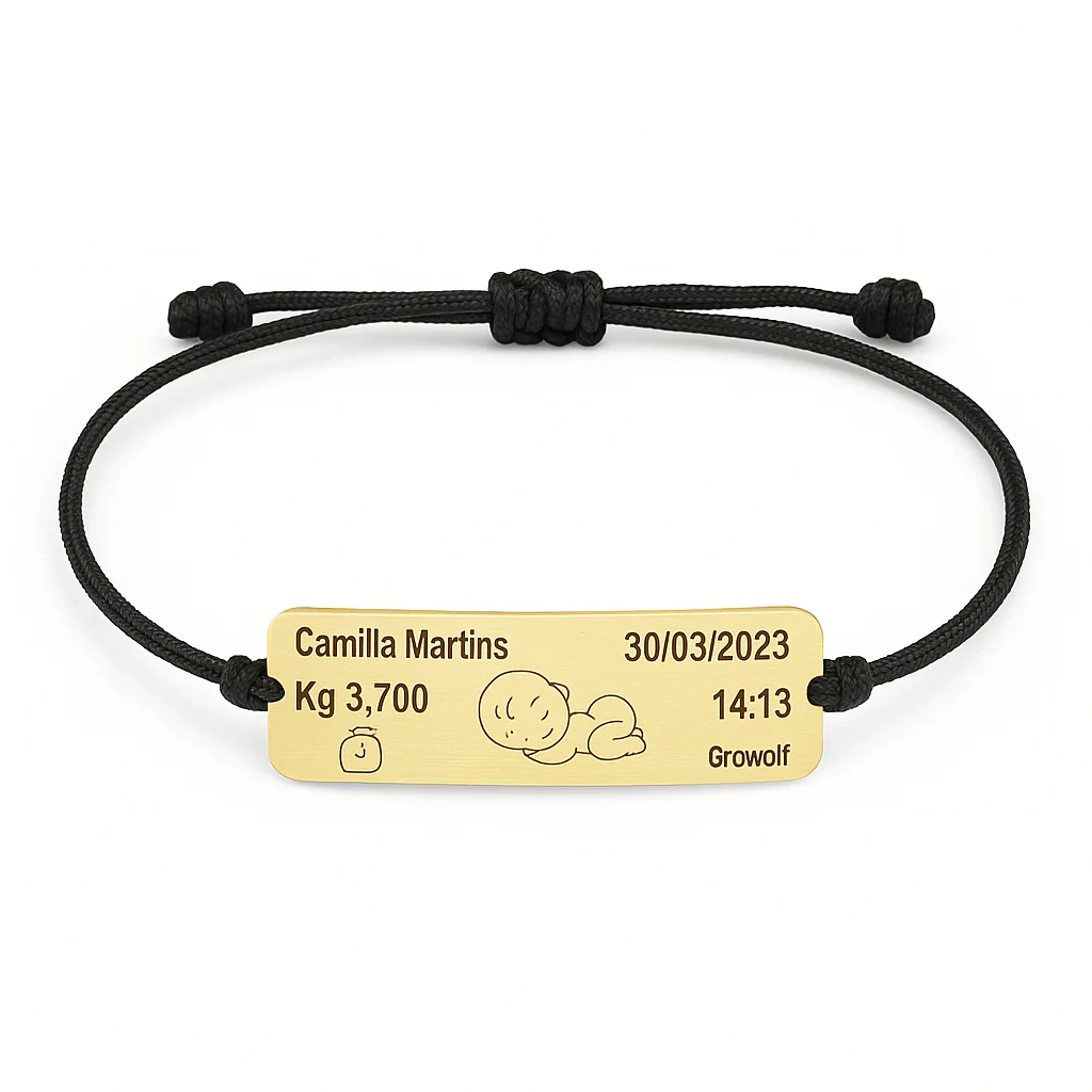 Bracciale Nascita Personalizzato in Argento 925 TIZ AGBR98 - Image 5