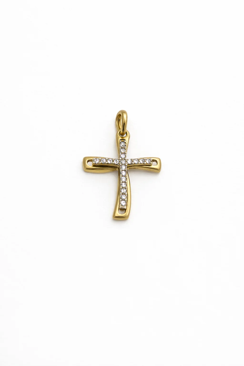 Ciondolo Croce da Donna in oro 18Kt TIZIANO TIZ ORCND 435
