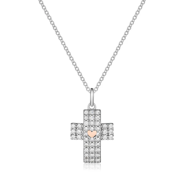 Collana da Donna con Croce e Cuore Roberto Giannotti GIA446 - Image 2