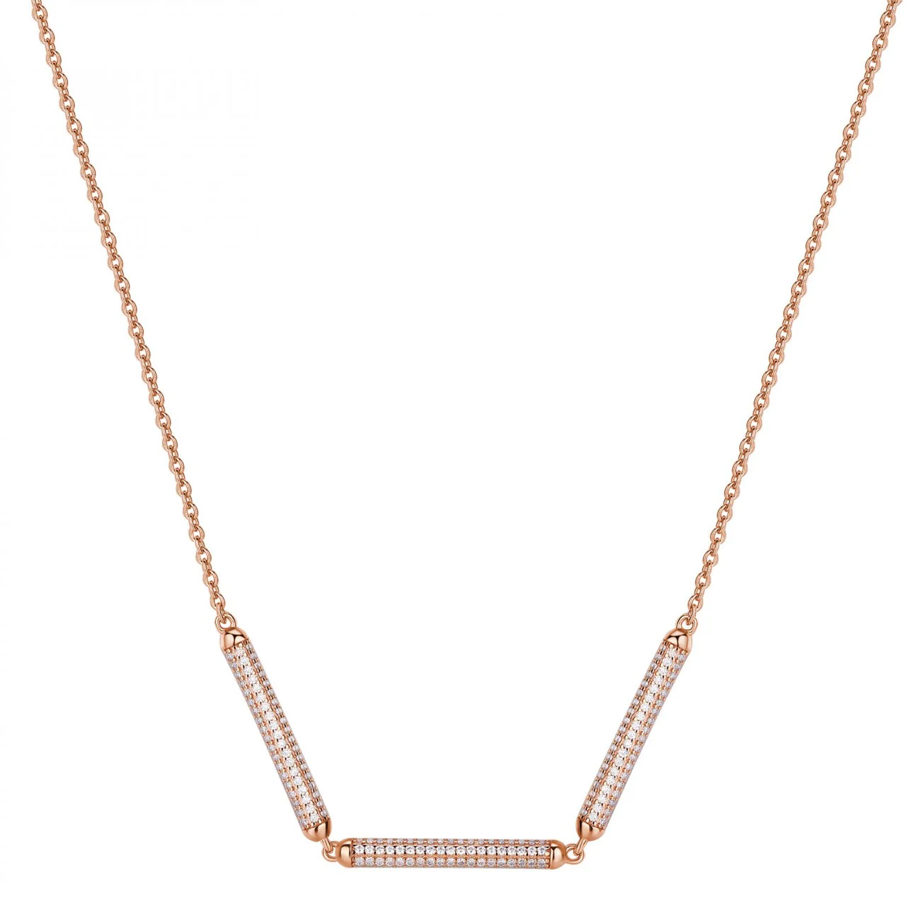 Collana da Donna Argento Rosato ROS RZBI43