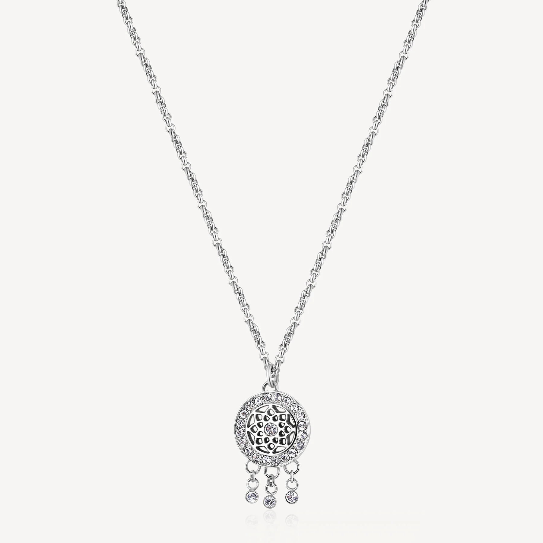 Collana da Donna CHAKRA Acchiappasogni in Acciaio BROS BHKN095