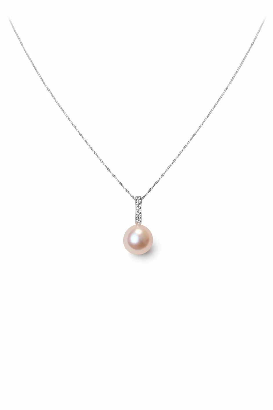 Collana da Donna con Perla in oro 18kt e diamanti KIOTO CIO9KT-5P/7G