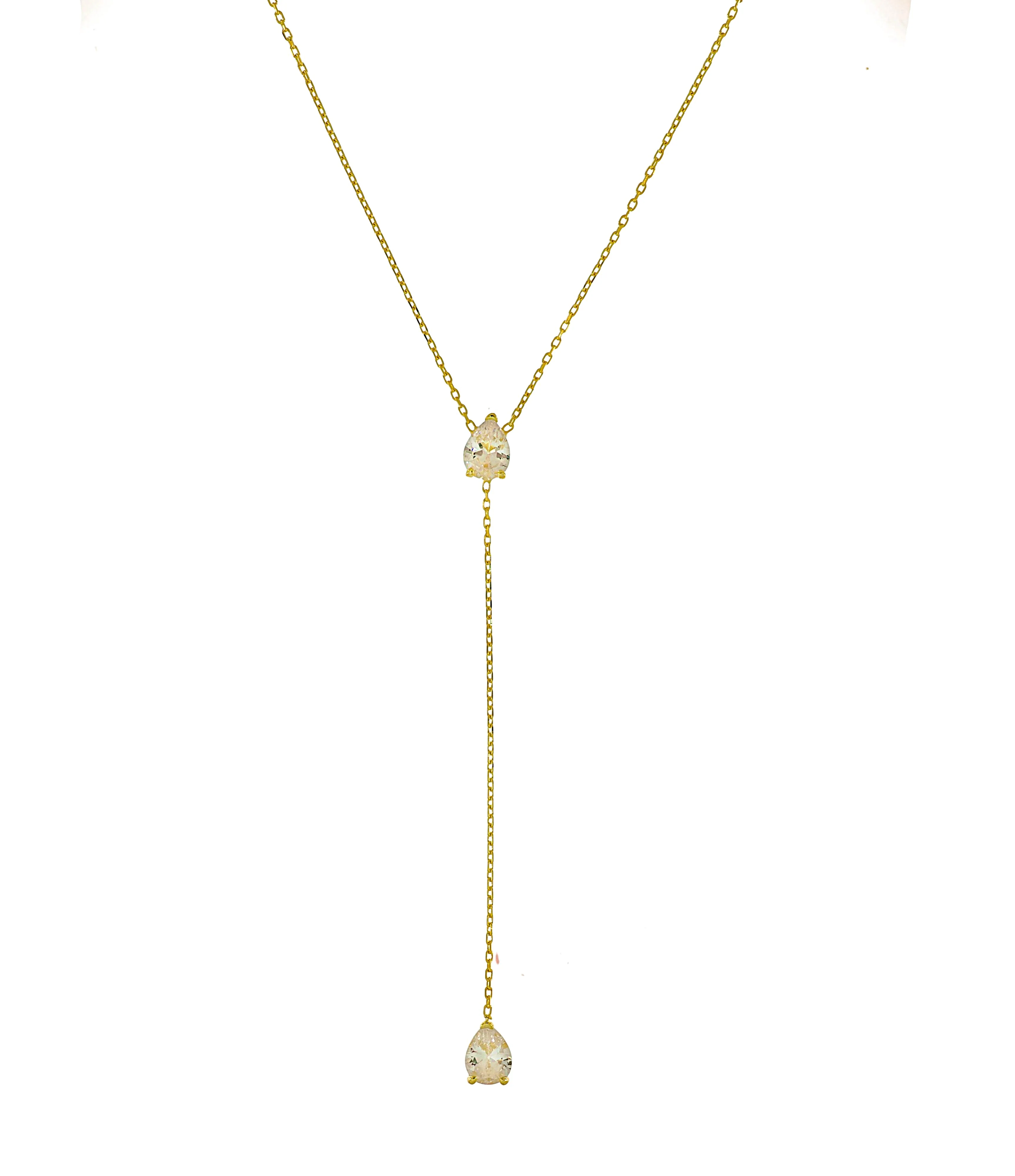 Collana da Donna Gemme di Luce Gold  TIZ DROP 01 - Image 2
