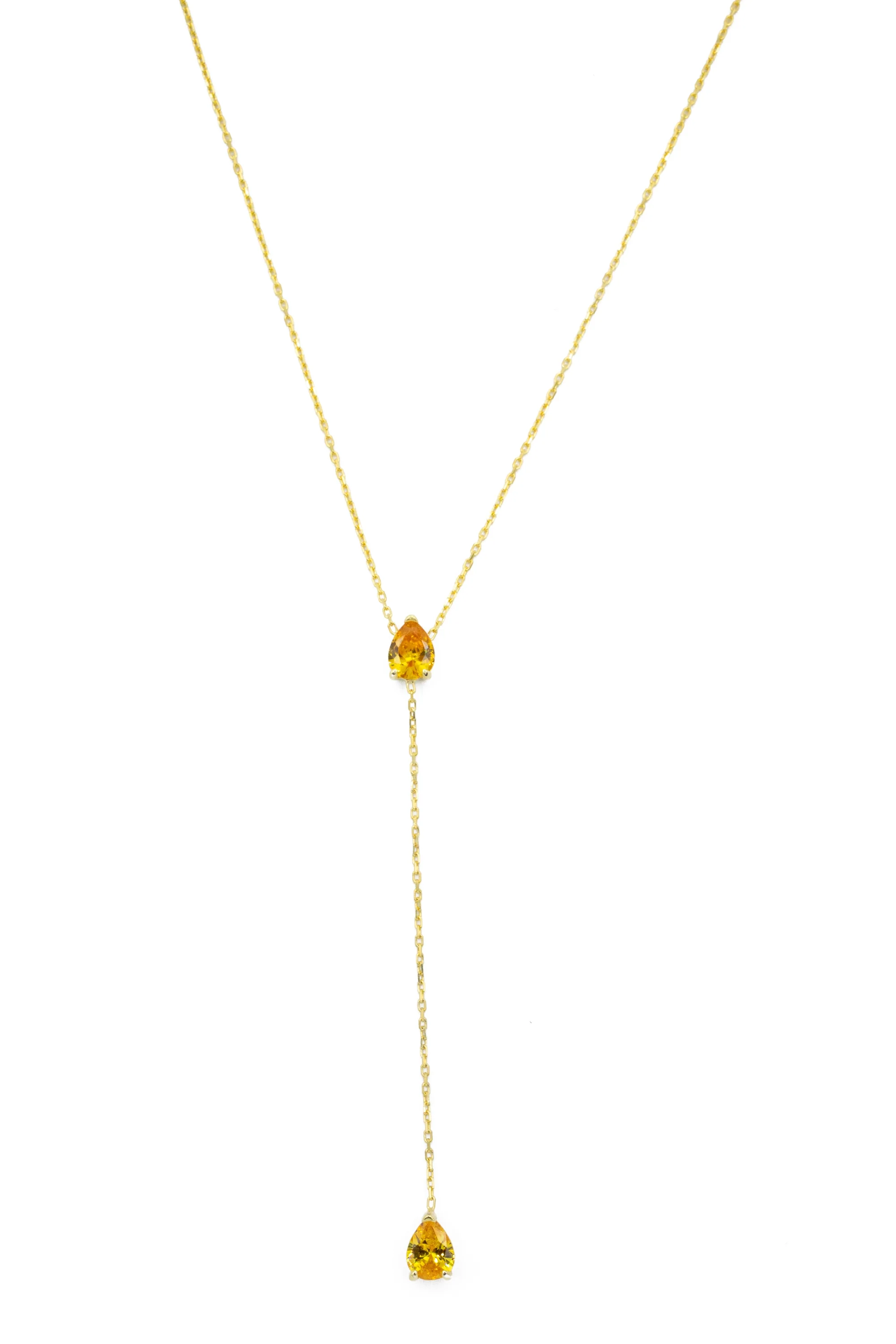 Collana da Donna Gemme di Luce Gold  TIZ DROP 01 - Image 4