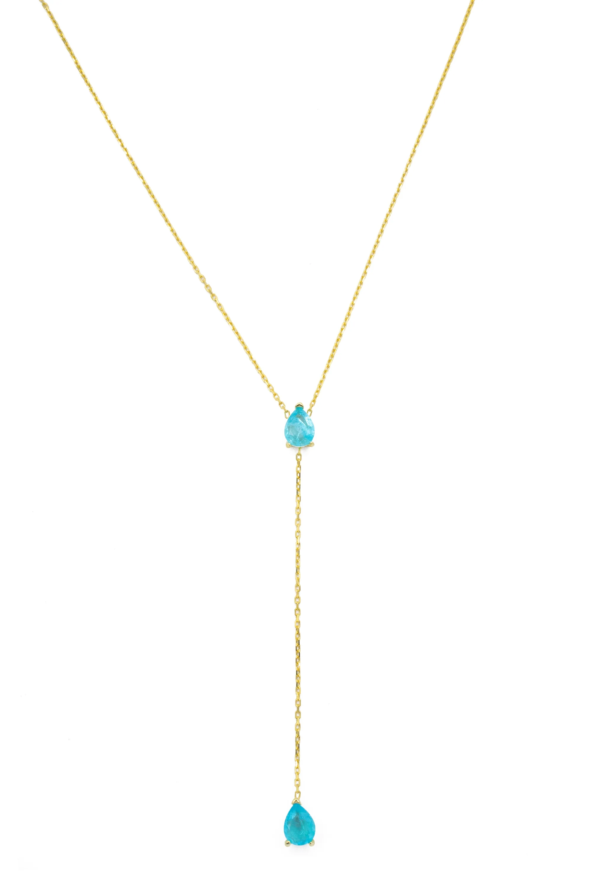 Collana da Donna Gemme di Luce Gold  TIZ DROP 01 - Image 9