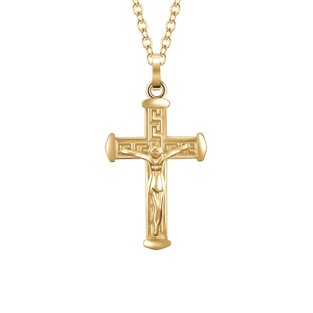 COLLANA UOMO IN ACCIAIO CON CROCIFISSO LB CA528 - Image 2