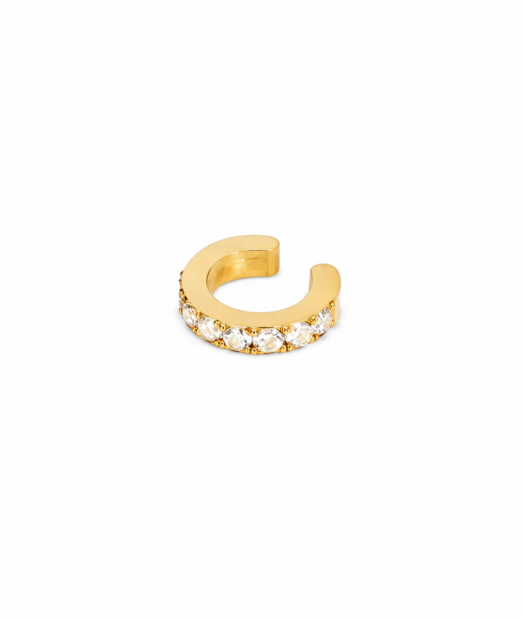 Earcuff da Donna Carolina in Acciaio ZAG ZAG SLK25192-01WHT
