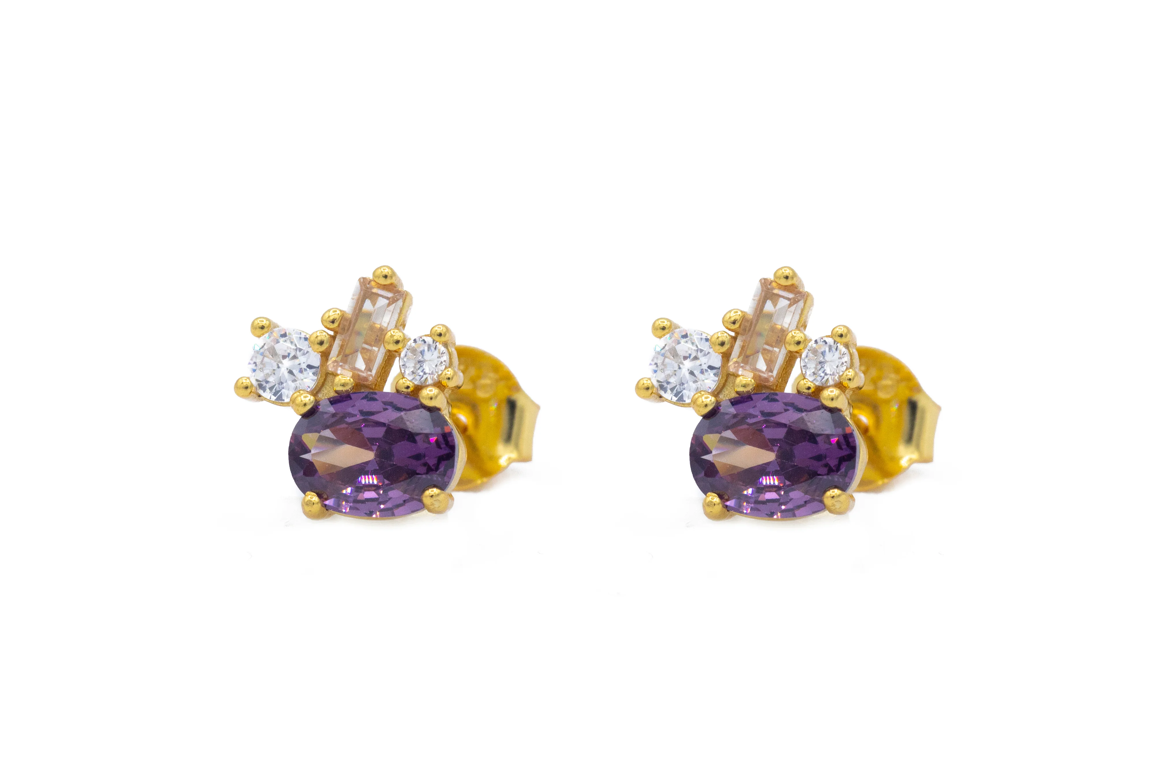 Orecchini da Donna Ametista in Argento 925 TIZ DROP 51 - Image 2