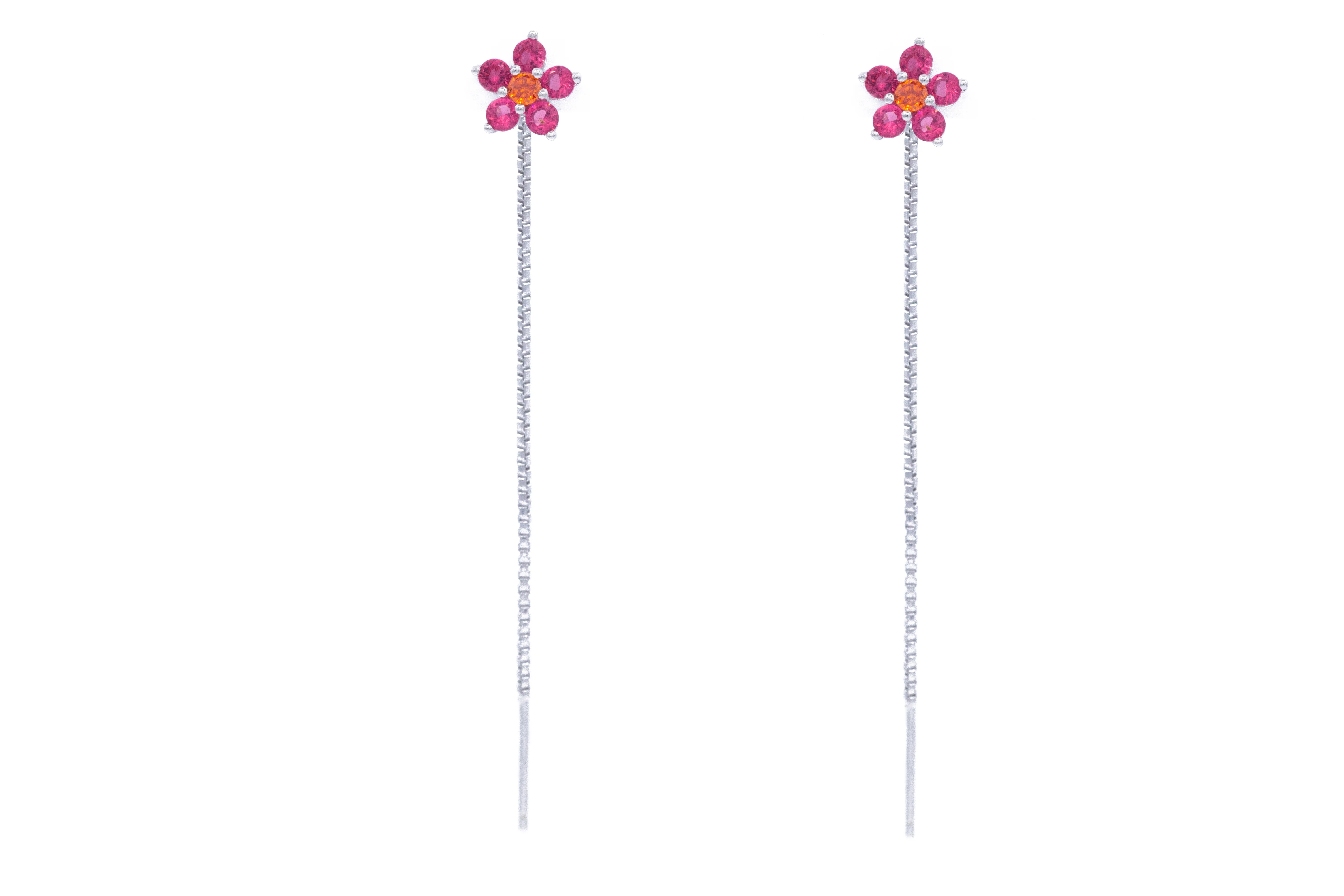 Mono-Orecchino da Donna Flora Drop in Argento 925 TIZ DROP 44 - Image 10