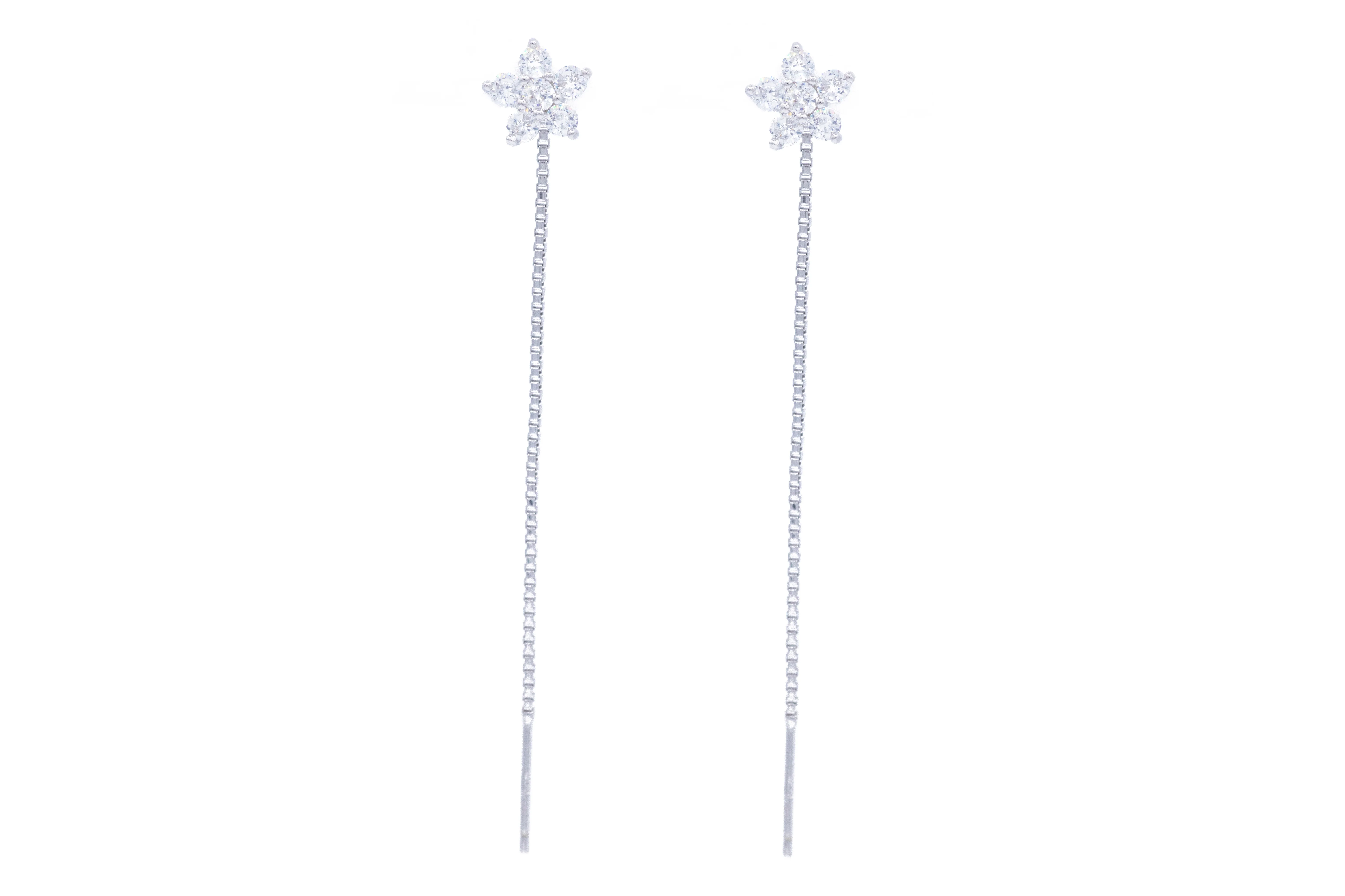Mono-Orecchino da Donna Flora Drop in Argento 925 TIZ DROP 44 - Image 11