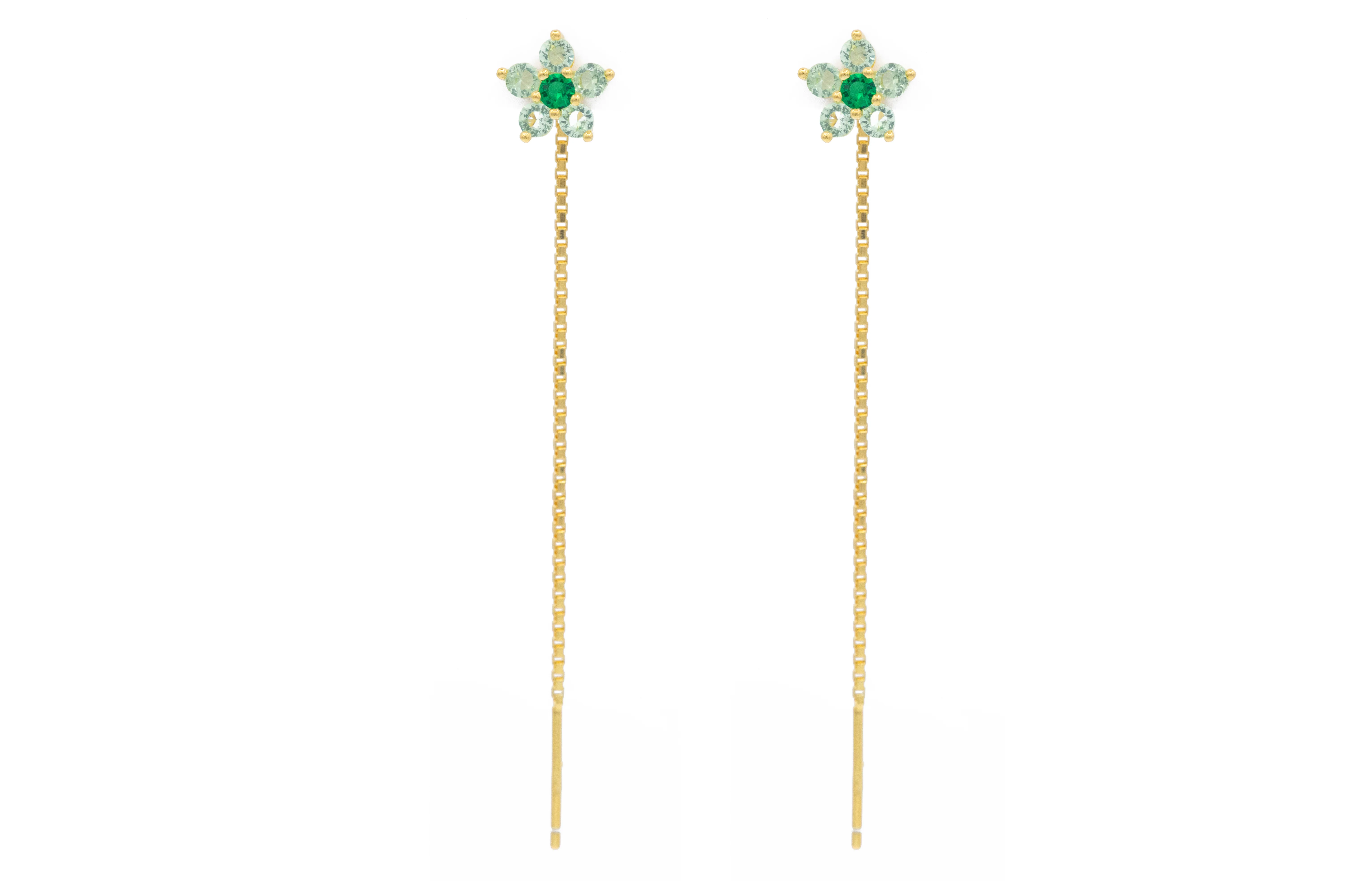 Mono-Orecchino da Donna Flora Drop in Argento 925 TIZ DROP 44 - Image 3