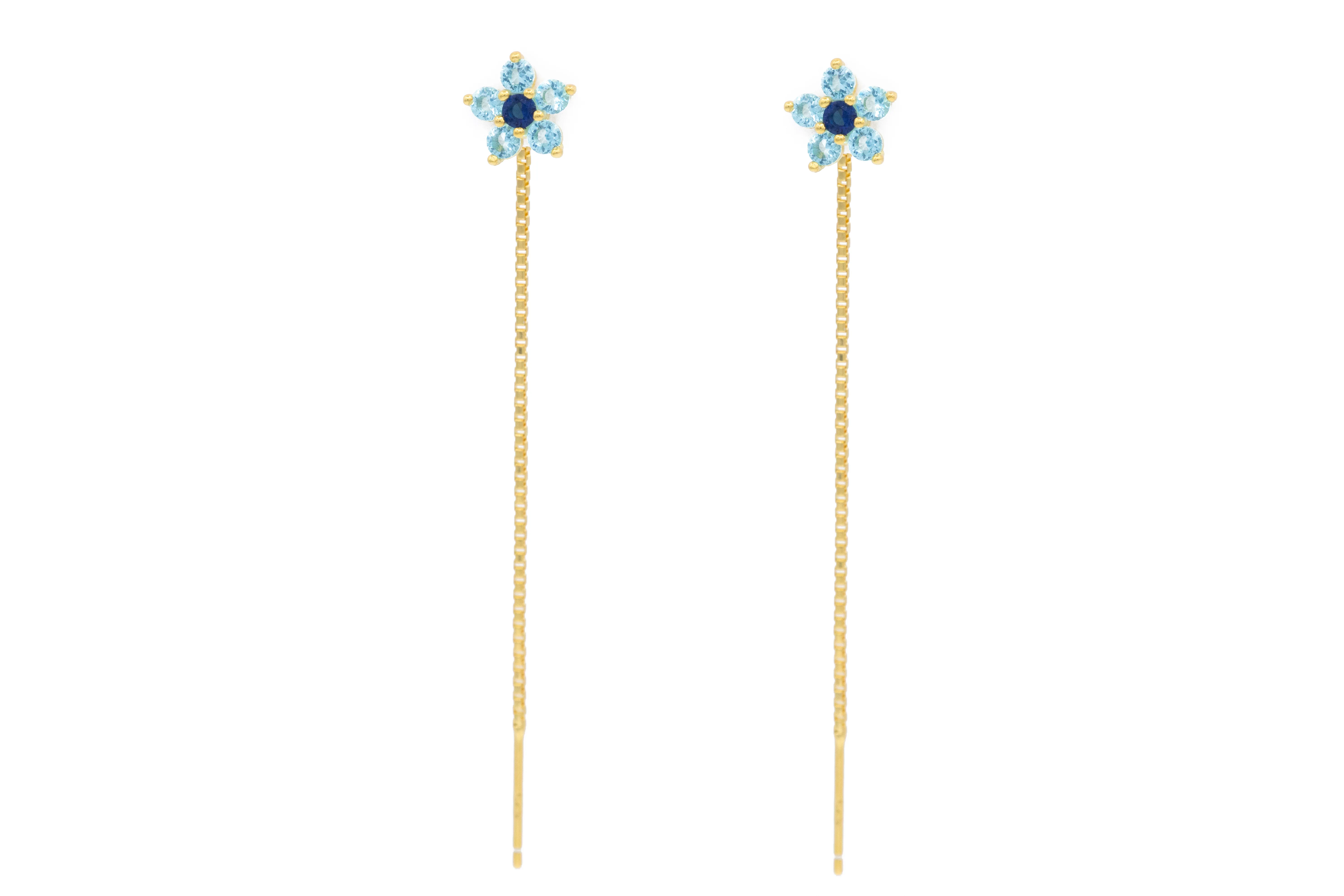 Mono-Orecchino da Donna Flora Drop in Argento 925 TIZ DROP 44 - Image 5