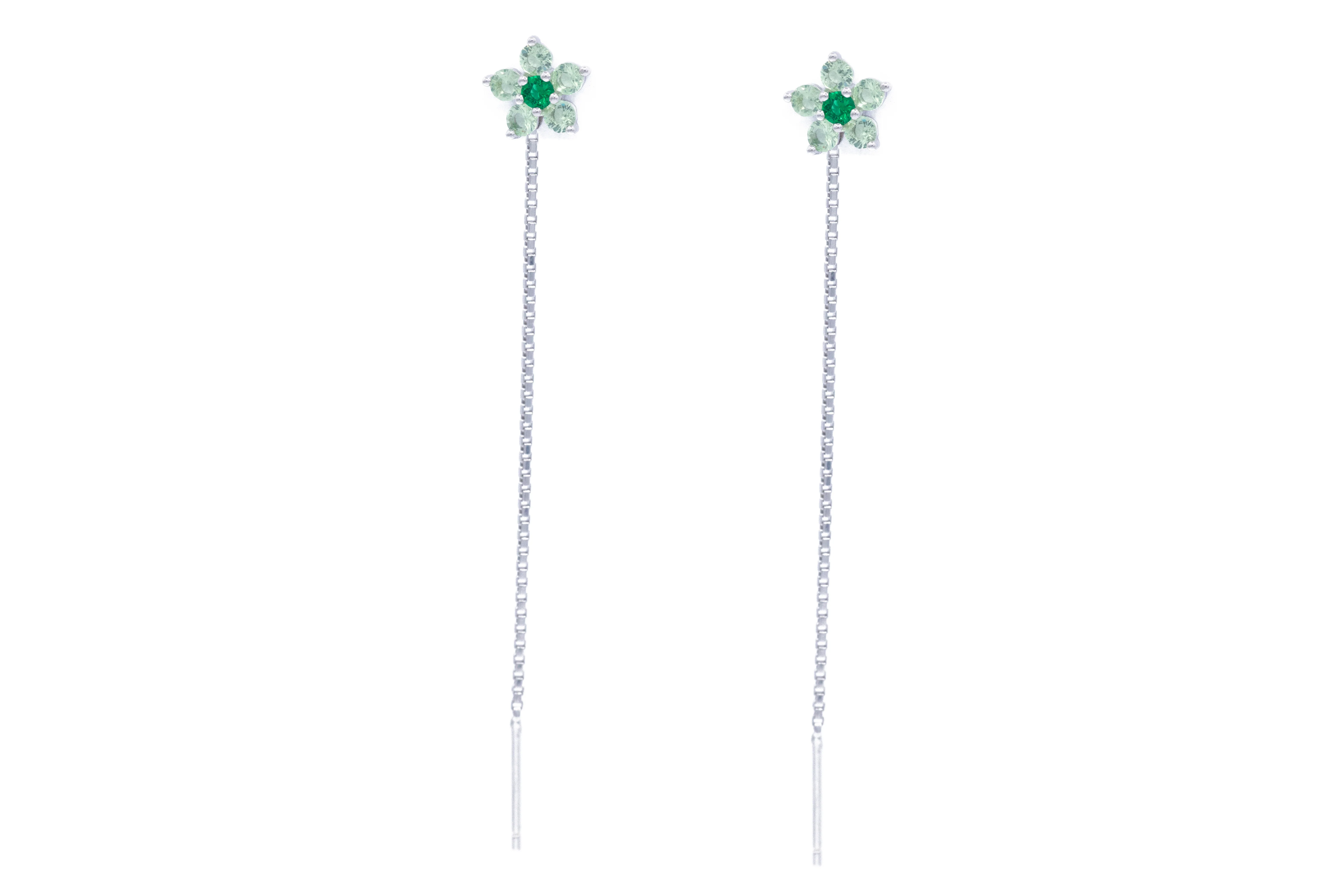 Mono-Orecchino da Donna Flora Drop in Argento 925 TIZ DROP 44 - Image 7