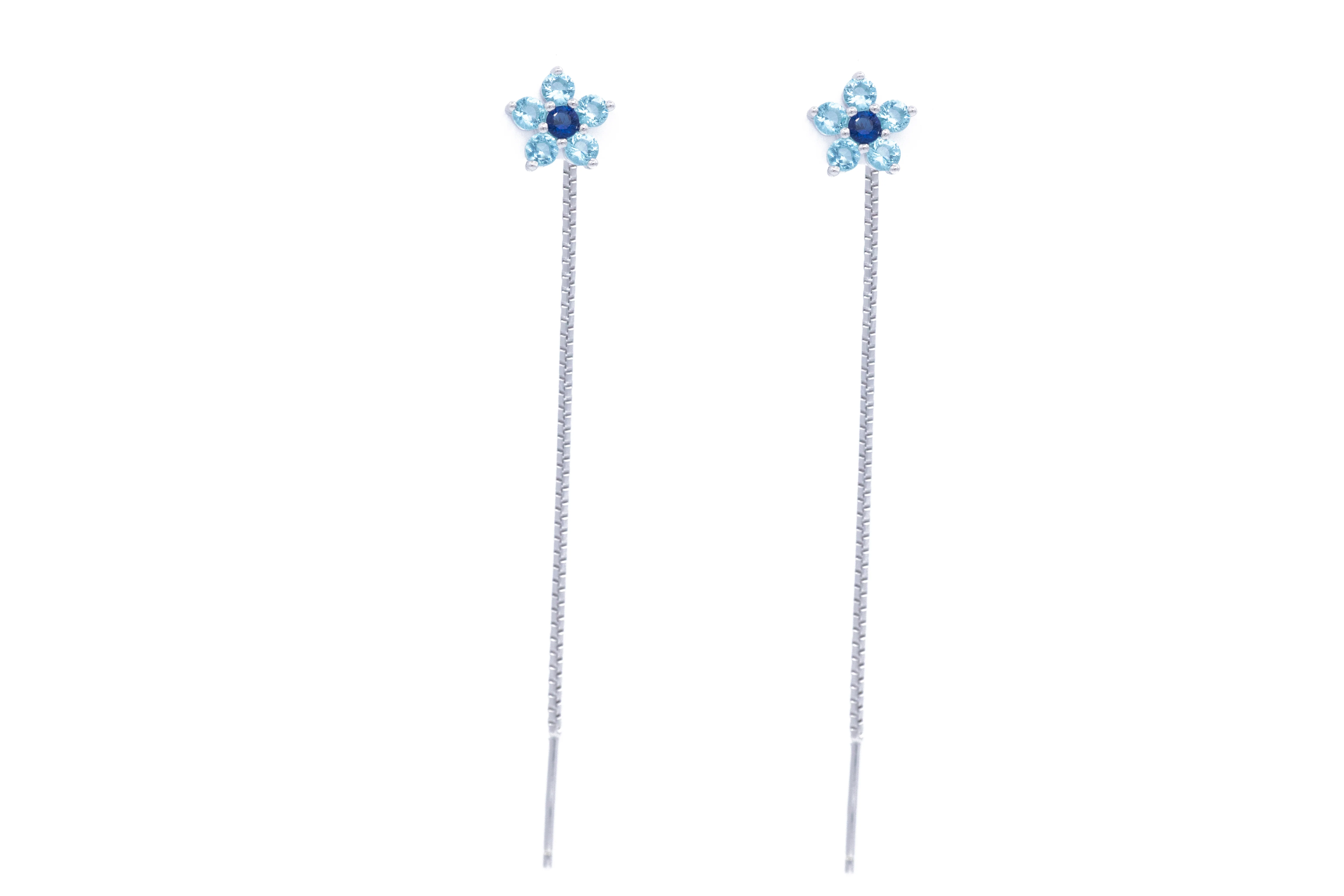 Mono-Orecchino da Donna Flora Drop in Argento 925 TIZ DROP 44 - Image 9