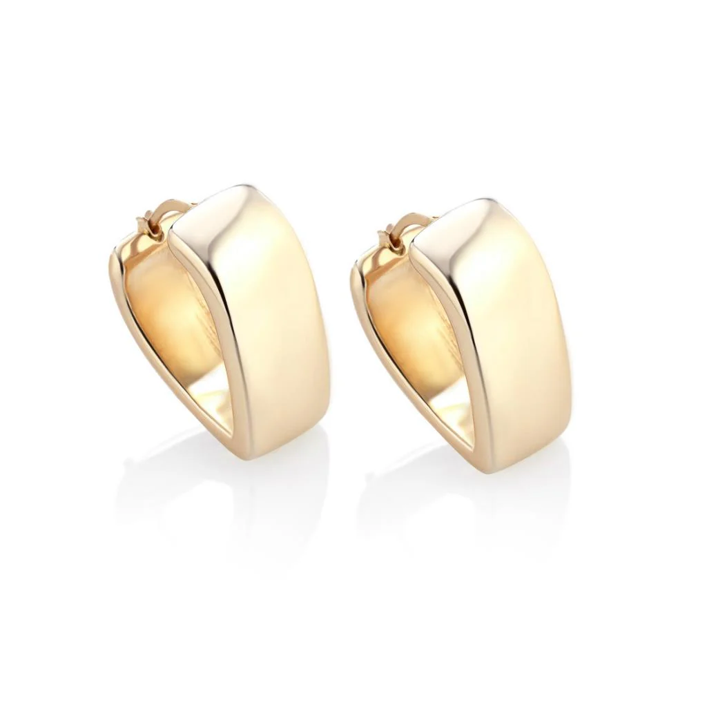 Orecchini da Donna Triandolo dorato in Argento Marcello Pane Argento MP ORCS 008