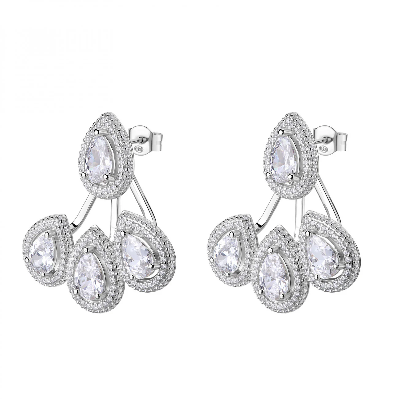 Orecchini Pendenti da Donna Anna in Argento Rosato ROS RZAN23