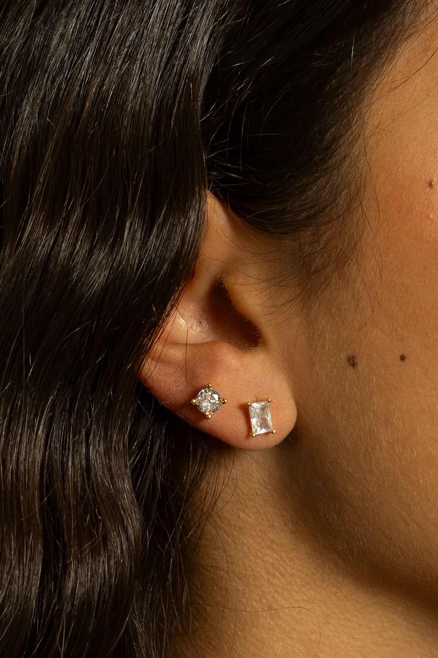 Piercing Zirconia Baguette Gold in Argento 925 Tiziano TIZ AGOR 322